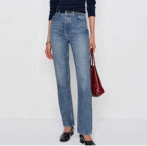 Reformation Jeans Cynthia High Rise Straight Jeans Petite Size 31P